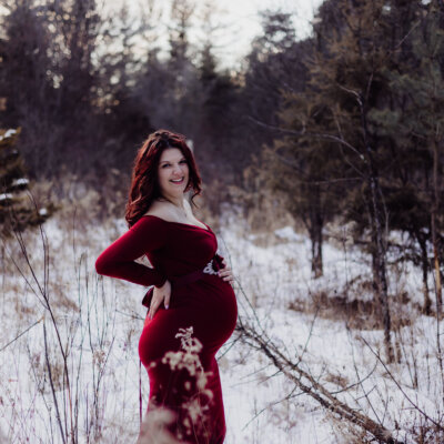 Julia + Jared | Maternity | Delafield, WI | Lapham Peak