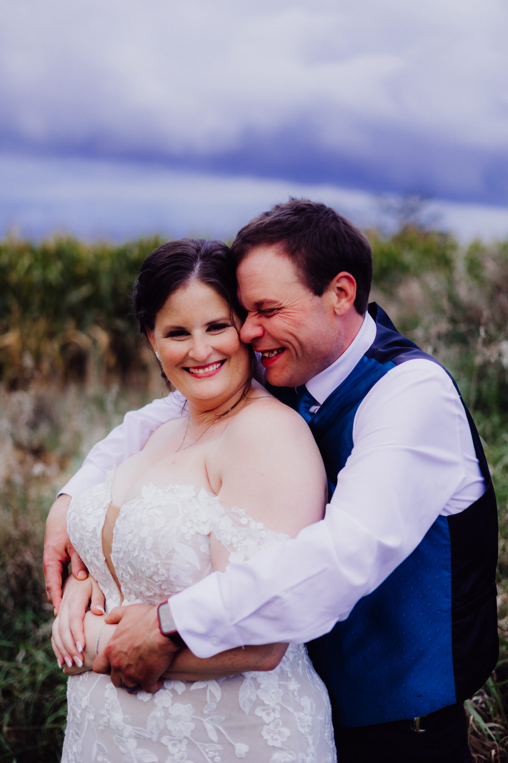 Rebecca & Todd’s Romantic Barn Wedding in Juneau, Wisconsin.
