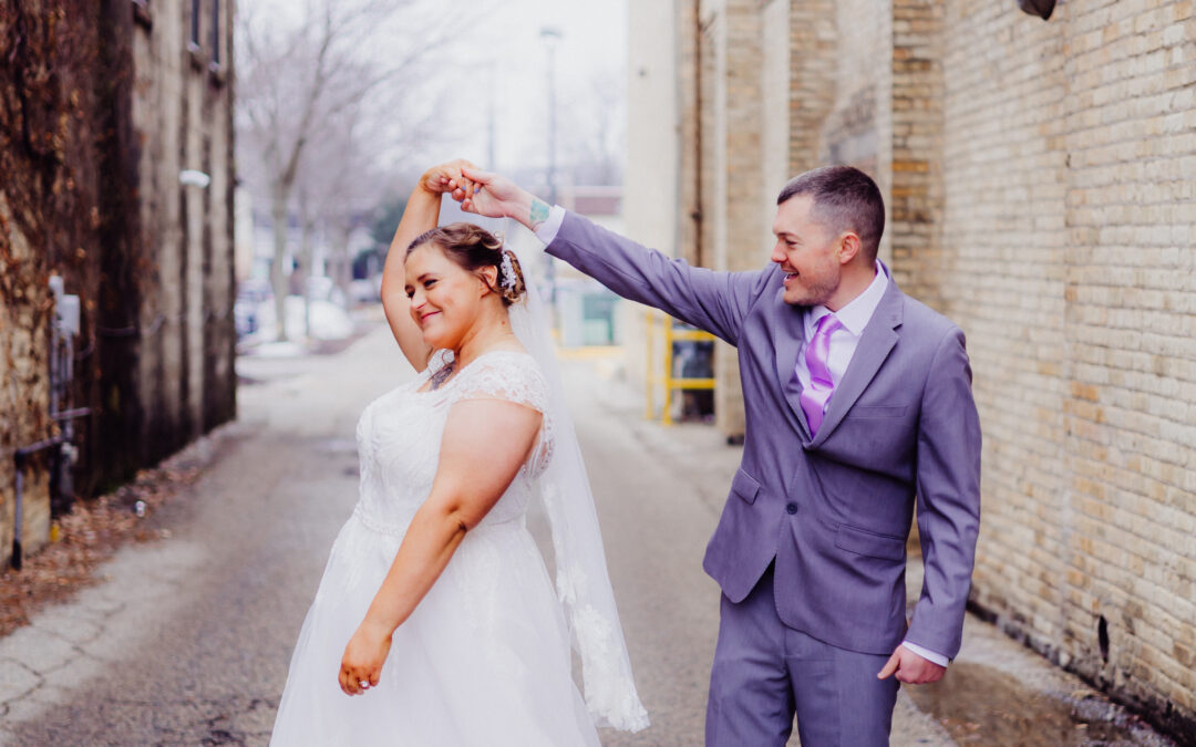 Ashley + Jono| A Romantic Winter Lake Geneva, WI Wedding