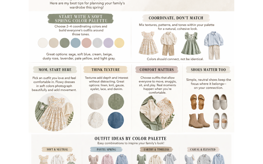 What to Wear for Spring Family Photos: Outfit Ideas for Timeless Family Pictures